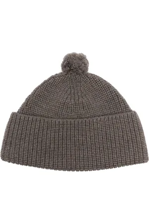 Fursac Pompom-detail beanie