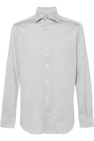 Boggi Milano Japanese-jersey shirt