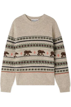 BONPOINT Intarsia-knit wool jumper