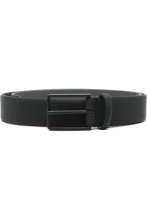 Boggi Milano Logo-print leather belt