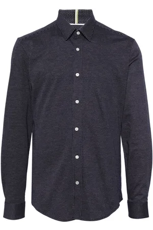 HUGO BOSS Cotton-jersey shirt
