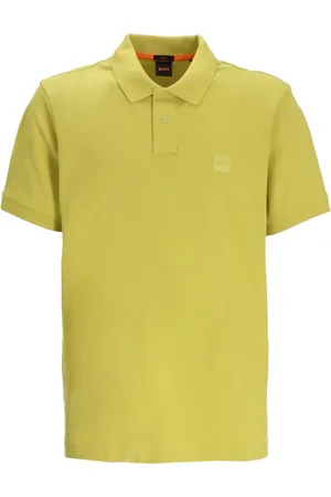 HUGO BOSS Logo-patch polo shirt