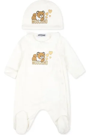 Moschino Teddy Bear-print cotton pajama set