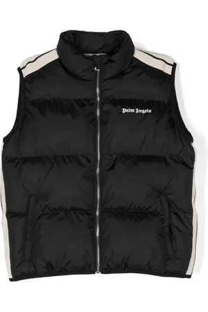 Palm Angels Logo-embroidered gilet