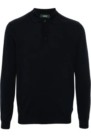 ZANONE Fine-knit polo shirt