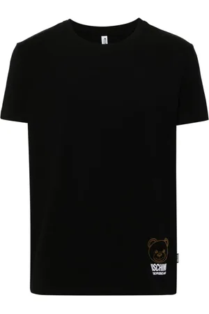 Moschino Flocked-logo T-shirt