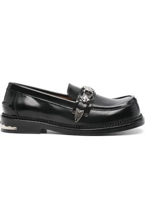 TOGA PULLA Metallic-detail loafers