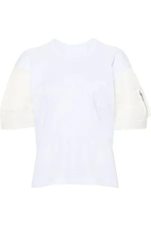 SACAI Cotton jersey T-Shirt
