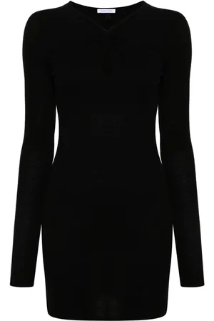 Patrizia Pepe Logo-charm mini dress
