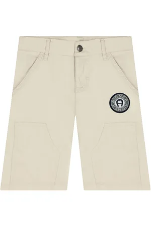 Aigner Logo-patch cotton shorts