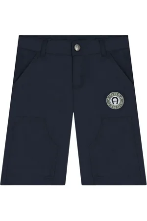Aigner Logo-patch cotton shorts