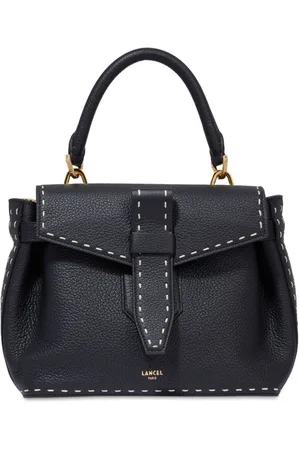 LANCEL Small buffalo leather tote bag