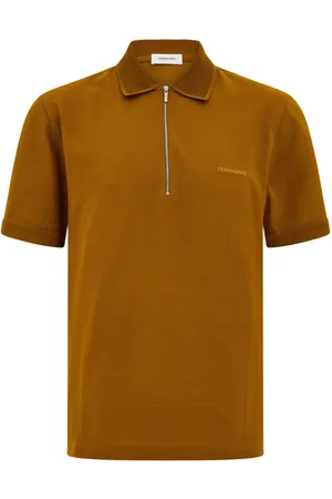 Salvatore Ferragamo Zip collar polo