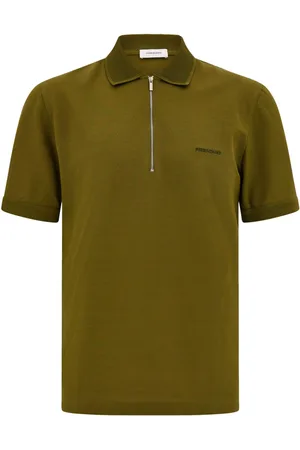Salvatore Ferragamo Zip collar polo