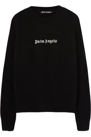 Palm Angels Logo-print crew-neck jumper
