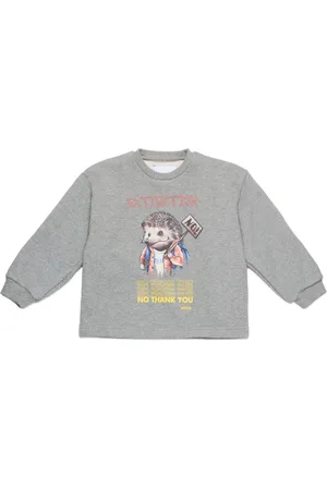 MYAR Illustration-print cotton sweatshirt