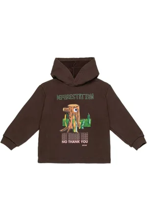 MYAR Deforestation print hoodie