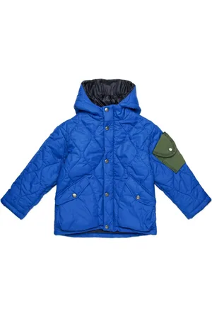 MYAR Logo-print quilted jacket