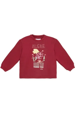 MYAR Algae graphic-print cotton sweatshirt