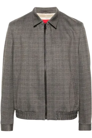 HUGO BOSS Logo-embroidered jacket