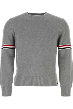 Thom Browne Milano stitch crew neck jumper