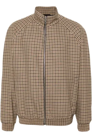 HUGO BOSS Houndstooth-pattern jacket