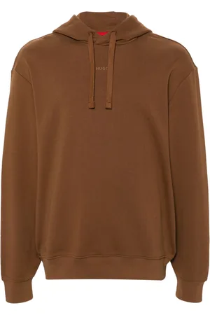 HUGO BOSS Logo-print cotton hoodie