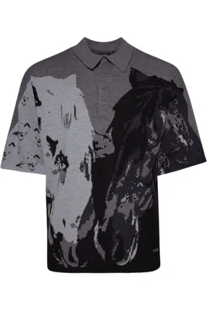 Nahmias Horse Knit polo shirt