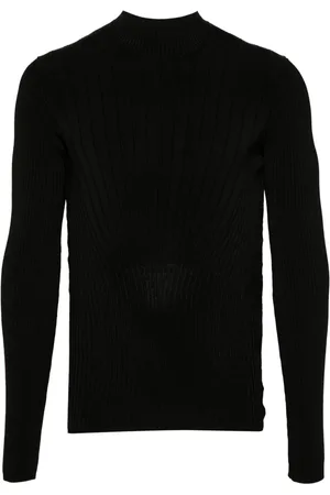MUGLER Sculpting-knit top