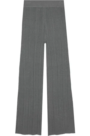 REMAIN Ribbed knitted trousers