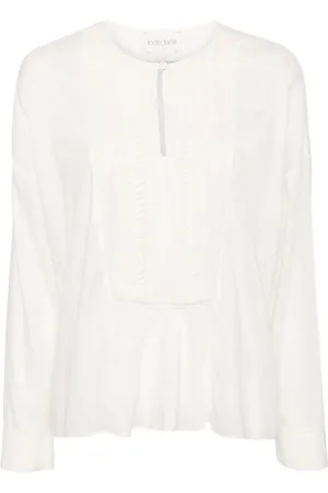 FORTE FORTE Pleat-detail blouse