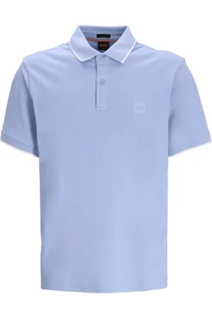 HUGO BOSS Logo-patch polo shirt