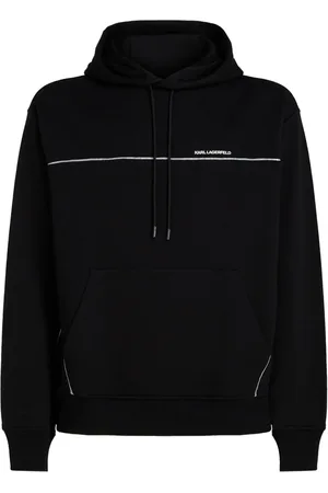 Karl Lagerfeld Reflective pipe-lined hoodie