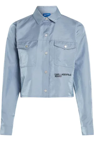Karl Lagerfeld Boxy iridescent shirt