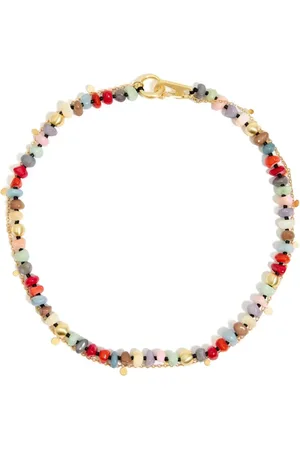 Bimba y Lola Gemstone-detail double-chain necklace