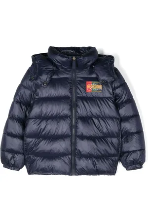 Moschino Logo-appliqu?? puffer jacker