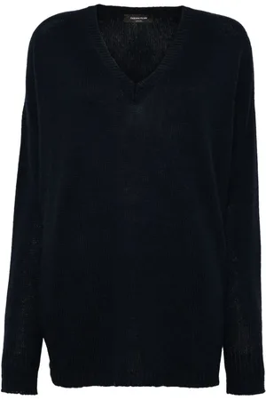 Fabiana Filippi Ribbed-knit v-neck jumper