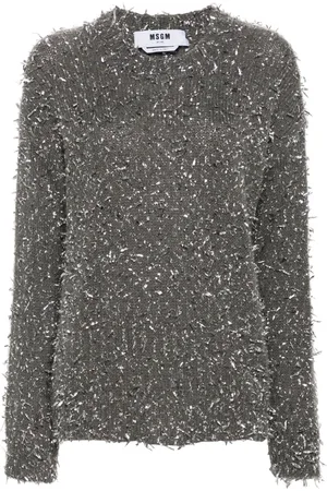 Msgm Confetti-embellished sweater