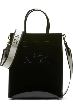 Nº21 Embossed glossy tote bag