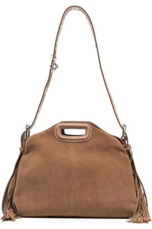 Maje Miss M fringed suede shoulder bag