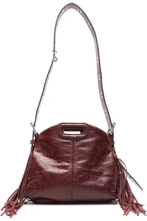 Maje Mini Miss M leather shoulder bag