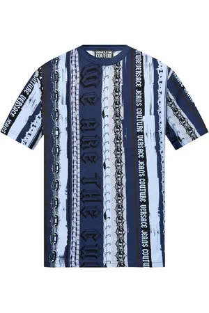 VERSACE Chain Couture-print T-shirt