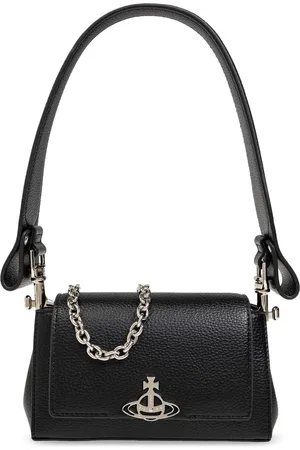 Vivienne Westwood Orb plaque flap shoulder bag