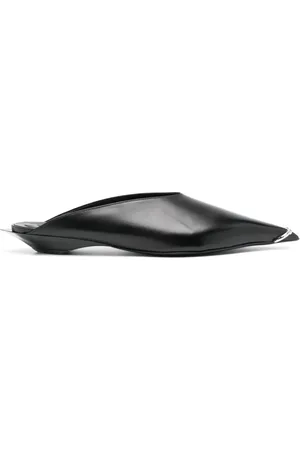 MUGLER 40mm piercing-detail mules