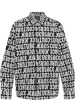 VERSACE Logo-print shirt