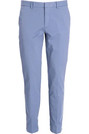 HUGO BOSS Kaito logo-patch cotton-blend trousers