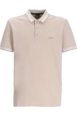 HUGO BOSS Logo-embroidered cotton polo shirt