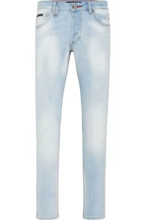 Philipp Plein Low-rise straight-leg jeans