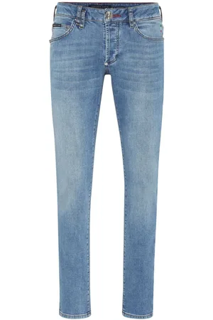 Philipp Plein Low-rise slim-fit tapered jeans