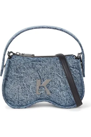 Karl Lagerfeld Sunglasses denim tote bag